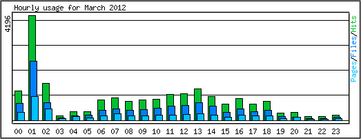 Hourly usage
