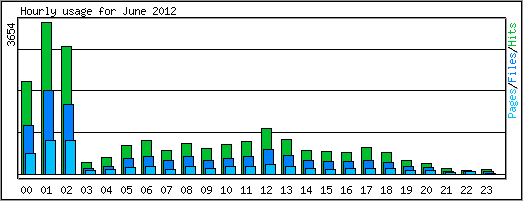 Hourly usage