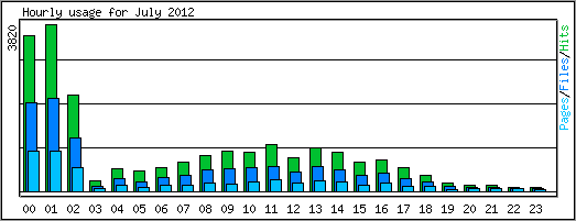 Hourly usage