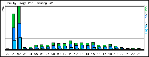 Hourly usage