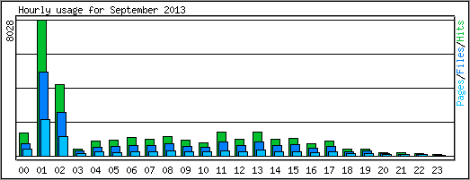 Hourly usage