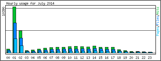 Hourly usage