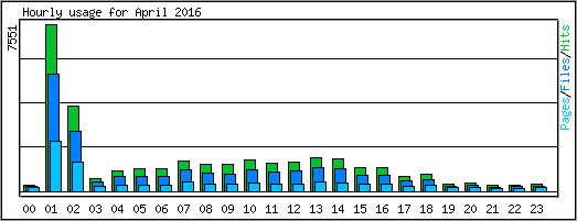 Hourly usage