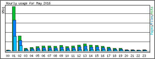 Hourly usage
